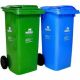 WHEEL WASTE BIN WITH FOOT OPERATED LIDS (FOOT PEDAL DUMPSTER), SIZE- 240 LTR,MAKE- NILKAMAL