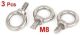 EYE BOLT M-8 With Form 11