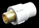 Adaptor UPVC male 100 mm- Brass