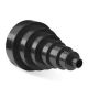 PG Engine Black Size- Reduser Hose Dia 176 & Dia 140 Length 150 Thickness 6mm Conical Shape