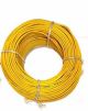 YELLOW COLOUR SHRINKABLE SLEEVE ON 300SQ.MM COPPER FLEXIBLE CABLE MOQ-50 MTR