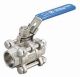 L& T MAKE CS THREADED BALL VALVE –SOCKET WELD 3PC DESIGN WITH LOCKING ARRANGEMENTS ONE SIDE, SIZE -40 MM