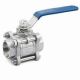 L& T MAKE SS316 THREADED BALL VALVE –SOCKET WELD 3PC DESIGN, REDUCED BORE WITH LOCKING ARRANGEMENTS ONE SIDE, SIZE -25 MM