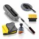 ORJILO 5 PCS Microfiber Car Duster Kit Interior & Exterior Car Cleaning Detailing Tool Scratch & Lint Free, Pollen Removing Extendable Long Handle Duster for Car & Motorcycle car (Duster Kit)