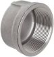 CARBON STEEL END CAP, FOR CHEMICAL HANDLING PIPE, FINISH 3/4 INCH