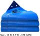 Tarpaulin 150 Gsm With Eyelets - Rate Per Sqft