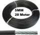 PVC coated 5 mm wire rope 20 mtr