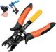 PLATATO Push to Connect Fittings Disconnect Tongs Tool for Removing Push-fit Pneumatic Fittings 3/8”, 1/2” (10-12mm) Quick Connect Air Hose Fittings Removal Tool